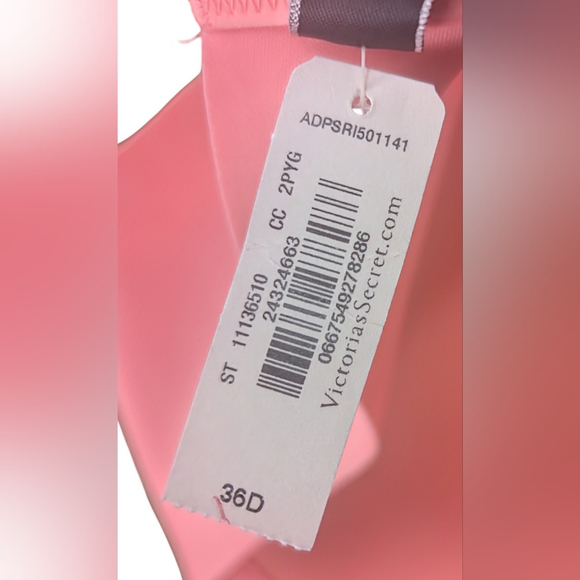 Victoria's Secret Lightly Padded Bra 36D Pink - Picture 5 of 5
